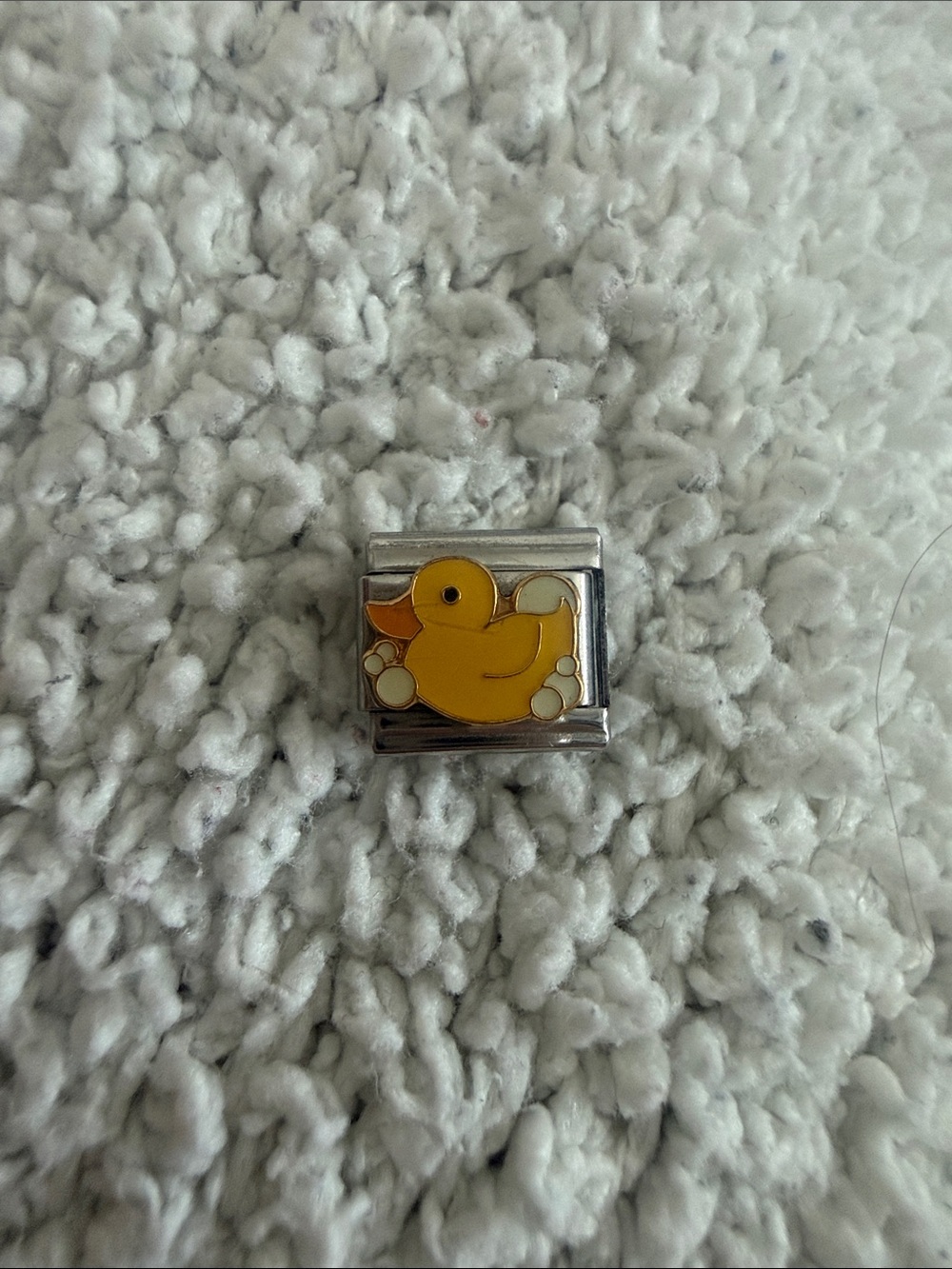 Yellow Duck - Italian Charm Bracelet Charm